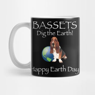 Basset Hound Happy Earth Day T-Shirt Mug